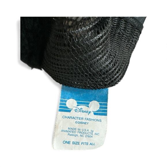 Vintage 1990s Walt Disney World Goofy Snap Back Mesh Hat Plastic Hard Face USA - Picture 6 of 6